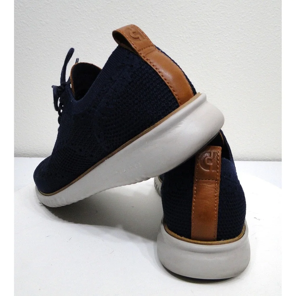 Cole Haan 2.ZeroGrand Stitchlite Wingtip Oxford Marine Blue‎ Mens 10 D C27569